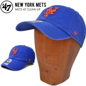 '47 フォーティーセブン METS 47 CLEAN UP CAP クリーンナップ キャップ メンズ レディース ユニセックス 帽子 ROYAL 【送料無料】|▼ ハ行|ブランド名で探す-BRAND