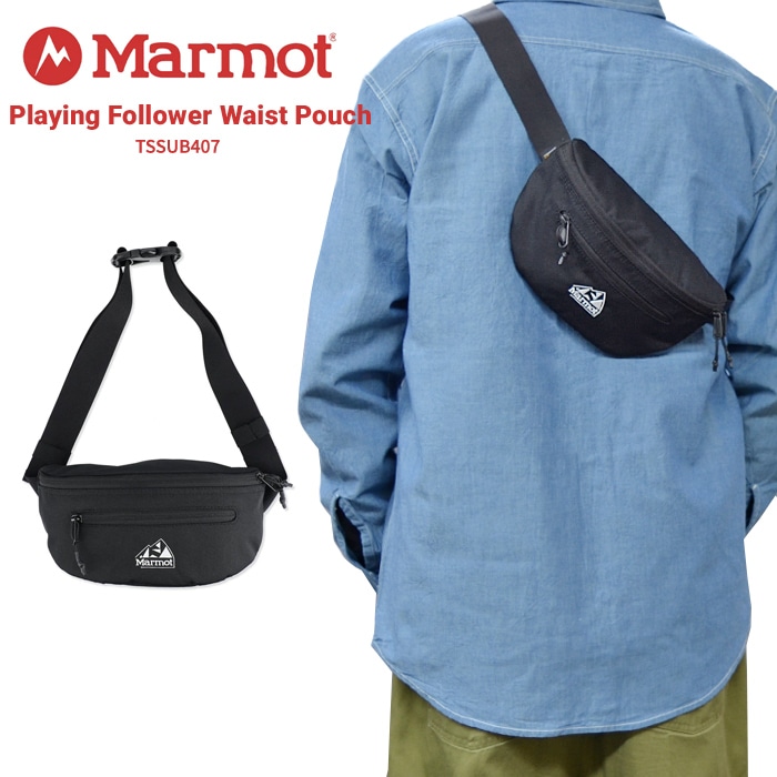 MARMOT �ޡ���å� �Хå� PLAYING FOLLOWER WAIST POUCH BAG �ץ쥤�� �ե���� �������ȥݡ��� �������ȥХå� �ܥǥ��Хå� �� TSSUB407 ��ñ�ʹ����ξ��ϥ᡼����ȯ���ۡ�����̵����