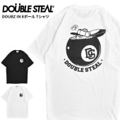 DOUBLE STEAL ダブルスティール Tシャツ DOUBZ IN 8ボール T-SHIRT TEE 半袖 カットソー トップス メンズ ブラック ホワイト L-2XL 942-15016 【単品