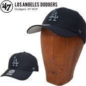 47 キャップ LA '47 フォーティーセブン キャップ LOS ANGELES DODGERS '47 MVP CAP エムブイピーキャップ 帽子 ドジャース ブラック/チャコールロゴ MLB 【