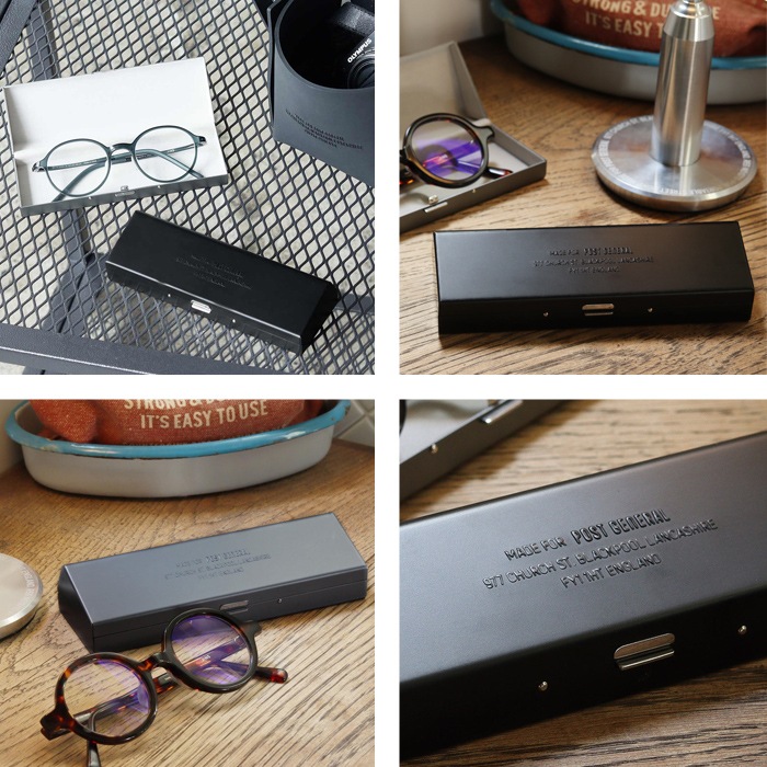 POST GENERAL ポストジェネラル ALUMINUM GLASSES CASE アルミナム
