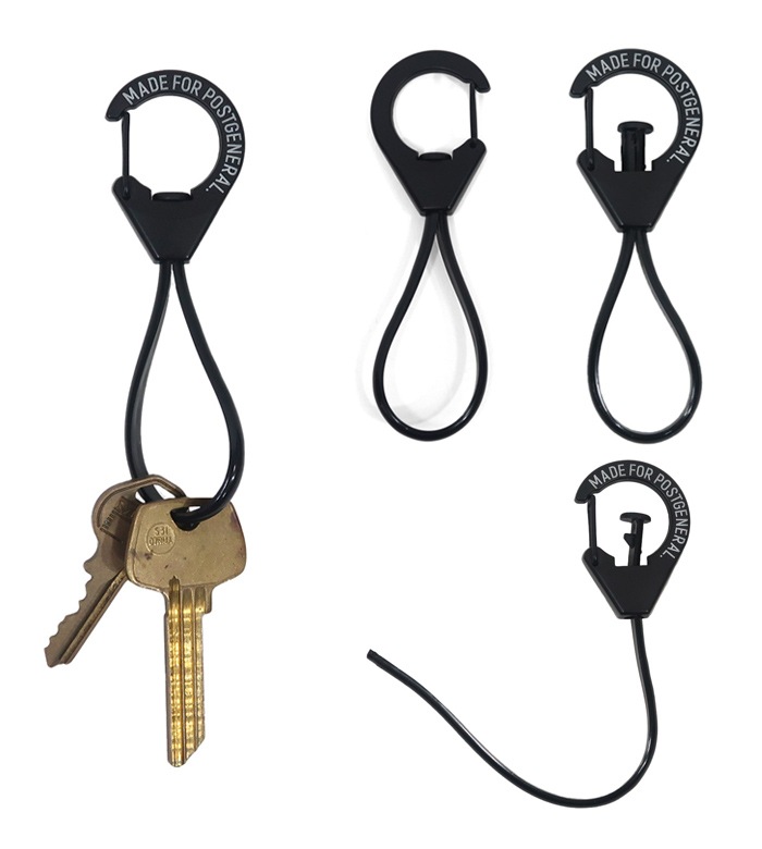 POST GENERAL ポストジェネラル ジンクアロイ キーリング カラビナ