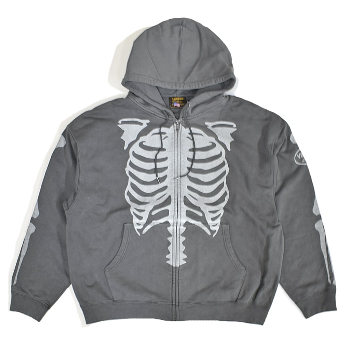 VANSON バンソン スウェット BONE ZIP UP HOODIE ジップパーカー