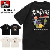 BEN DAVIS ٥ǥӥ T SOUVENIR EMB TEE Ⱦµ åȥ ȥåץ ֥å եۥ磻 M-XL C-25580062 ñʹξϥ᡼ȯ