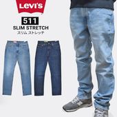 LEVI'S �꡼�Х��� �ѥ�� 511 SLIM STRETCH DENIM PANT SLIM-FIT �����ե��å� �ǥ˥�ѥ�� ������ ���ȥ�å� �ơ��ѡ��� 04511 ������̵����