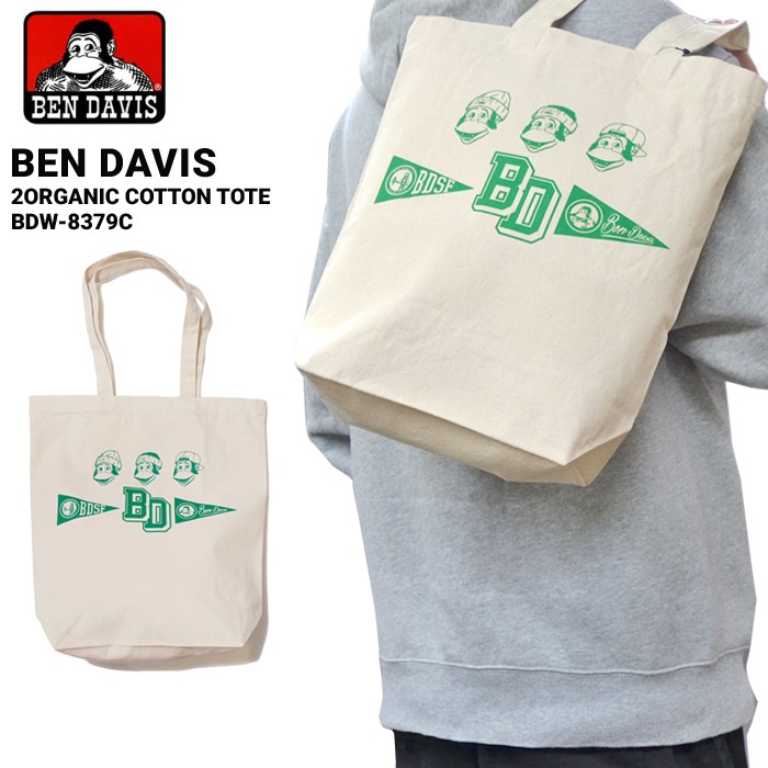 BEN DAVIS �٥�ǥ��ӥ� �����Х� �ȡ��ȥХå� ORGANIC CANVAS TOTE BAG �� �����Хå� BDW-8379C bendavis �ڥ᡼����ȯ��������̵����