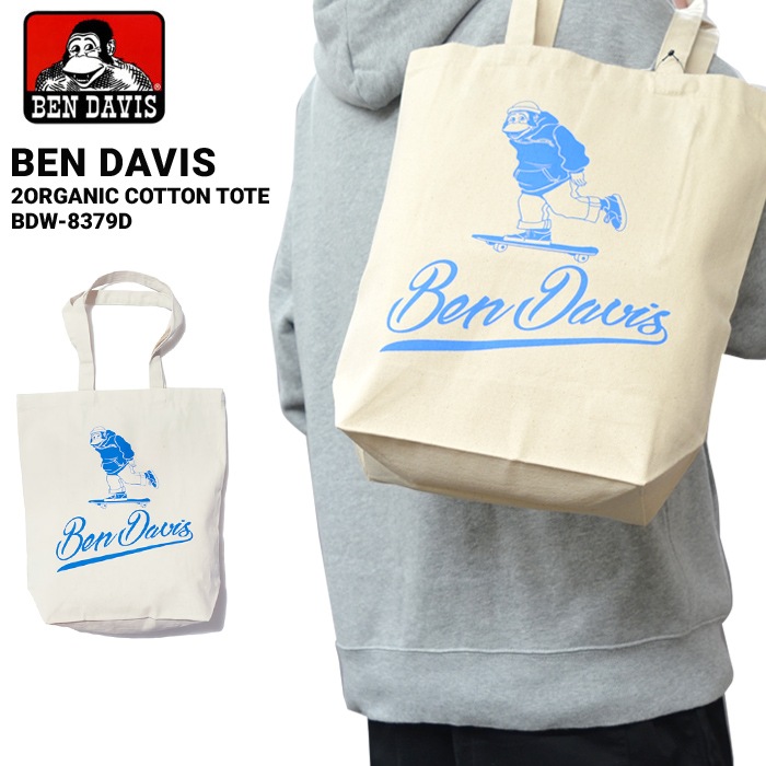 BEN DAVIS �٥�ǥ��ӥ� �����Х� �ȡ��ȥХå� ORGANIC CANVAS TOTE BAG �� �����Хå� BDW-8379D bendavis �ڥ᡼����ȯ��������̵����