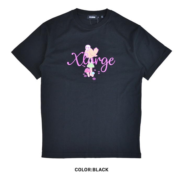 XLARGE �������ȥ�顼�� T����� BIRD S/S TEE Ⱦµ ���åȥ��� �ȥåץ� ��� M-XL �֥�å� �ۥ磻�� 101213011008 ��ñ�ʹ����ξ��ϥ᡼����ȯ���ۡ�����̵���ۡڥ������