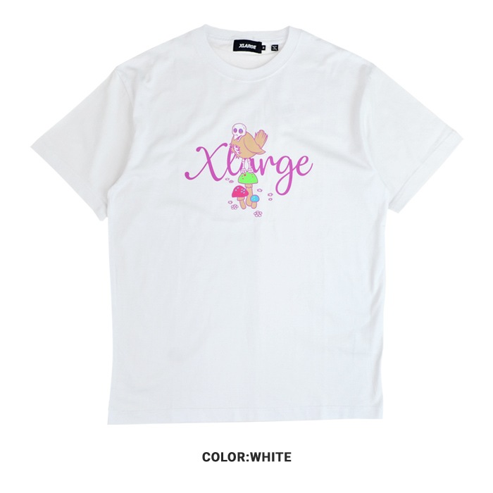XLARGE �������ȥ�顼�� T����� BIRD S/S TEE Ⱦµ ���åȥ��� �ȥåץ� ��� M-XL �֥�å� �ۥ磻�� 101213011008 ��ñ�ʹ����ξ��ϥ᡼����ȯ���ۡ�����̵���ۡڥ������