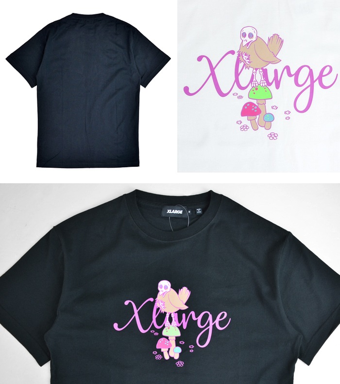 XLARGE �������ȥ�顼�� T����� BIRD S/S TEE Ⱦµ ���åȥ��� �ȥåץ� ��� M-XL �֥�å� �ۥ磻�� 101213011008 ��ñ�ʹ����ξ��ϥ᡼����ȯ���ۡ�����̵���ۡڥ������
