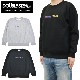 DOUBLE STEAL ���֥륹�ƥ����� �������å� COLORFUL LOGO SWEATSHIRT ���롼�ͥå� �ȥ졼�ʡ� �ե꡼�� Ĺµ �ȥåץ� ��� M-XL �֥�å� ���졼 904-14067 ������̵���ۡڥ������