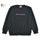 DOUBLE STEAL ���֥륹�ƥ����� �������å� COLORFUL LOGO SWEATSHIRT ���롼�ͥå� �ȥ졼�ʡ� �ե꡼�� Ĺµ �ȥåץ� ��� M-XL �֥�å� ���졼 904-14067 ������̵���ۡڥ������