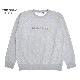DOUBLE STEAL ���֥륹�ƥ����� �������å� COLORFUL LOGO SWEATSHIRT ���롼�ͥå� �ȥ졼�ʡ� �ե꡼�� Ĺµ �ȥåץ� ��� M-XL �֥�å� ���졼 904-14067 ������̵���ۡڥ������