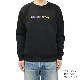 DOUBLE STEAL ���֥륹�ƥ����� �������å� COLORFUL LOGO SWEATSHIRT ���롼�ͥå� �ȥ졼�ʡ� �ե꡼�� Ĺµ �ȥåץ� ��� M-XL �֥�å� ���졼 904-14067 ������̵���ۡڥ������