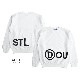DOUBLE STEAL ���֥륹�ƥ����� �������å� UNDER LOGO CREW SWEATSHIRT ���롼�ͥå� �ȥ졼�ʡ� �ե꡼�� Ĺµ �ȥåץ� ��� M-XL �֥�å� �ۥ磻�� 904-12035 ������̵���ۡڥ������