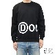 DOUBLE STEAL ���֥륹�ƥ����� �������å� UNDER LOGO CREW SWEATSHIRT ���롼�ͥå� �ȥ졼�ʡ� �ե꡼�� Ĺµ �ȥåץ� ��� M-XL �֥�å� �ۥ磻�� 904-12035 ������̵���ۡڥ������
