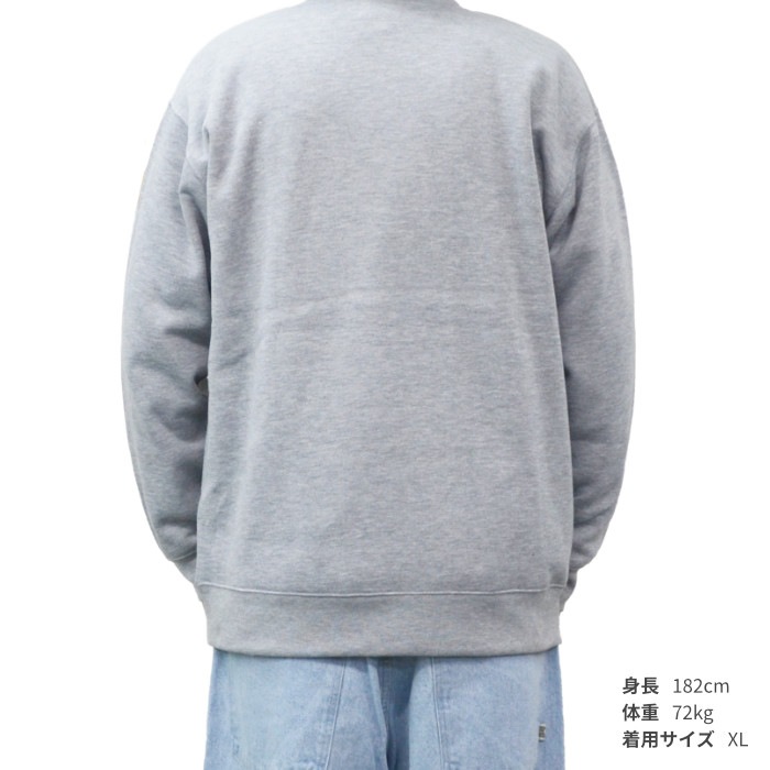 DOUBLE STEAL ���֥륹�ƥ����� �������å� MUSIC DOUBZ SWEATSHIRT ���롼�ͥå� �ȥ졼�ʡ� �ե꡼�� Ĺµ �ȥåץ� ��� M-XL ���졼 924-14055 ������̵���ۡڥ������