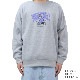 DOUBLE STEAL ���֥륹�ƥ����� �������å� MUSIC DOUBZ SWEATSHIRT ���롼�ͥå� �ȥ졼�ʡ� �ե꡼�� Ĺµ �ȥåץ� ��� M-XL ���졼 924-14055 ������̵���ۡڥ������