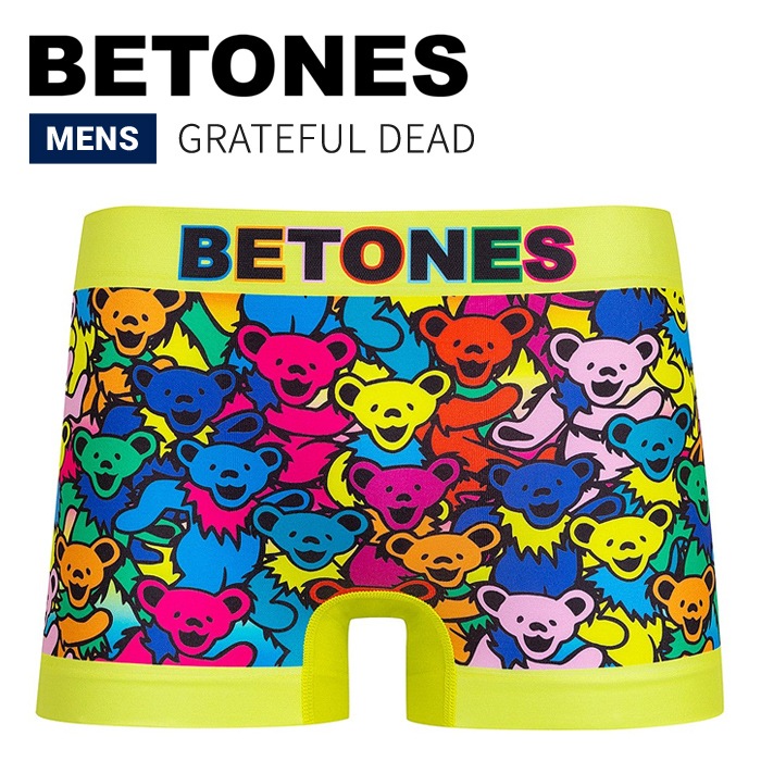 BETONES �ӥȡ��� �ܥ������ѥ�� ������������� GRATEFUL DEAD YELLOW UNDERWEAR ���� ����ʡ� ���硼�� ��� GD001 �������� ��ñ�ʹ����ξ��ϥ᡼����ȯ���ۡ�����̵����