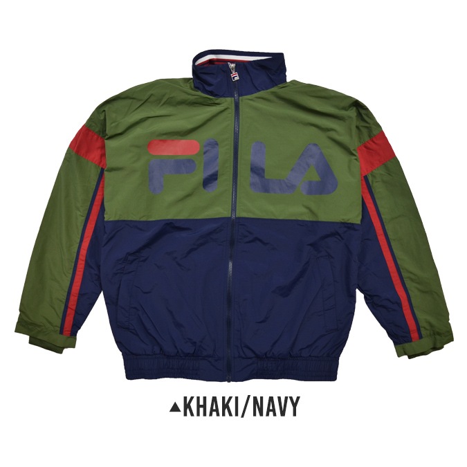 FILA HERITAGE �ե��� �إ�ơ��� PANEL SWITCH ZIP UP JACKET �ʥ����󥸥㥱�å� ������ɥ֥쥤���� ��� �������� �֥륾�� ���ȥ꡼�� FM9459 �ڥ�����ۡ�����̵����