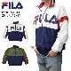 FILA HERITAGE �ե��� �إ�ơ��� PANEL SWITCH ZIP UP JACKET �ʥ����󥸥㥱�å� ������ɥ֥쥤���� ��� �������� �֥륾�� ���ȥ꡼�� FM9459 �ڥ�����ۡ�����̵����