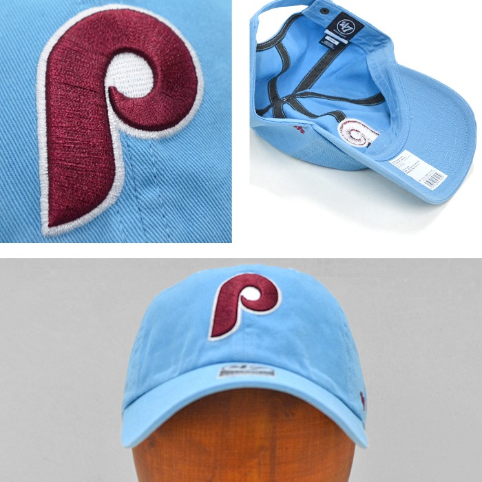 '47 եƥ֥ PHILLIES 47 CLEAN UP CAP ꡼ʥå å ˹ ȥåץХåå  ǥ ˥å ֥롼 