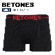 BETONES �ӥȡ��� �ܥ������ѥ�� ������������� SKID BLACK UNDERWEAR ���� ����ʡ� ���硼�� ��� M002 �֥�å�/��å� ��ñ�ʹ����ξ��ϥ᡼����ȯ���ۡ�����̵����