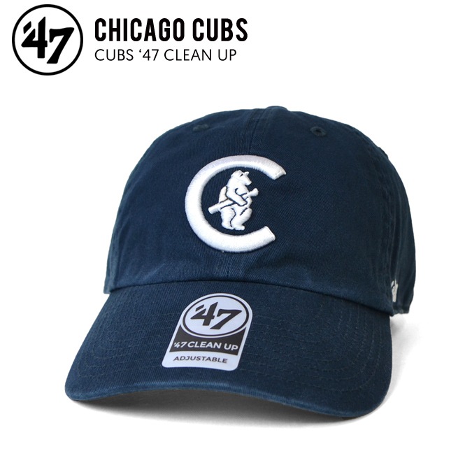 47 ����å� '47 �ե����ƥ������֥� CUBS 47 CLEAN UP CAP ���꡼��ʥå� ����å� ˹�� ���ȥ�åץХå�����å� ��� ��ǥ����� ��˥��å��� �� �ͥ��ӡ� 