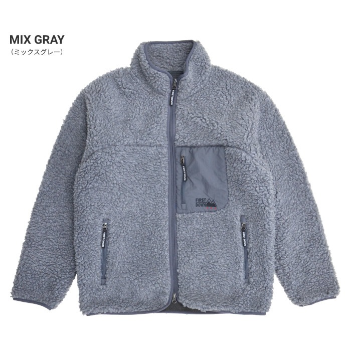 FIRST DOWN �ե������ȥ����� ���㥱�å� TUMBLING BOA BLOUSON JACKET ����֥�󥰥ܥ��֥륾�� �������� �֥륾�� ��� M-XL �֥�å� ���졼 ���꡼�� F842515E�ڥ������