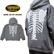 VANSON �Х󥽥� �������å� BONE ZIP UP HOODIE ���åץѡ����� �������å� �ե꡼�� L-2XL �֥�å� RZV-2402 ������̵����