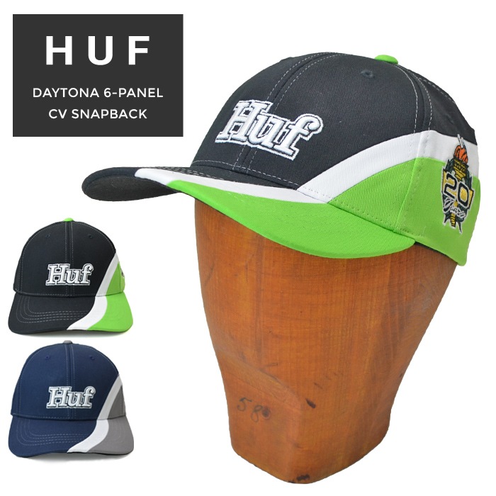 HUF ハフ キャップ DAYTONA 6-PANEL CV SNAPBACK HAT CAP 帽子