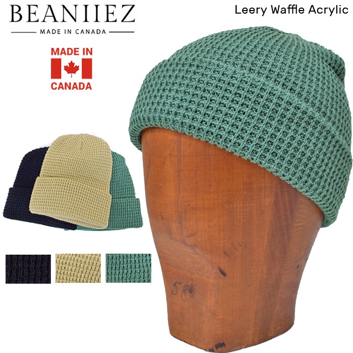 Beaniiez �ӡ��ˡ��� Leery Waffle Acrylic �˥å�˹ �˥åȥ���å� ˹�� ���ʥ��� �ڥ᡼����ȯ��������̵����