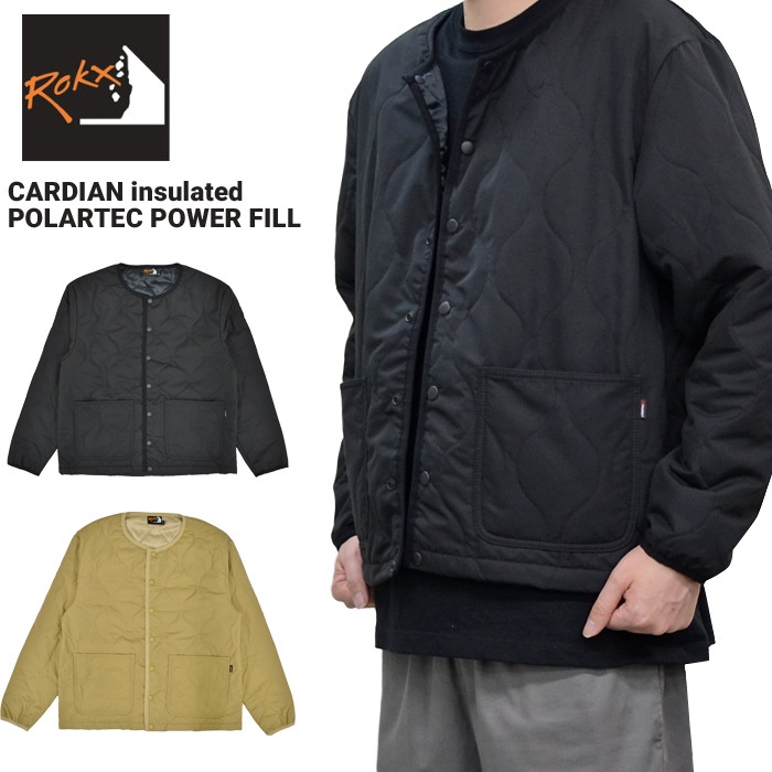 ROKX å 㥱å QUILT CARDIGAN JACKET ȥǥ ƥ󥰥㥱å ʥ㥱å ʡ㥱å M-XL RXMF234024 ̵