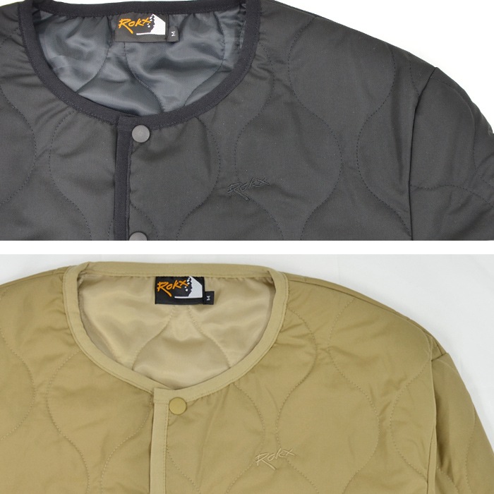 ROKX å 㥱å QUILT CARDIGAN JACKET ȥǥ ƥ󥰥㥱å ʥ㥱å ʡ㥱å M-XL RXMF234024 ̵