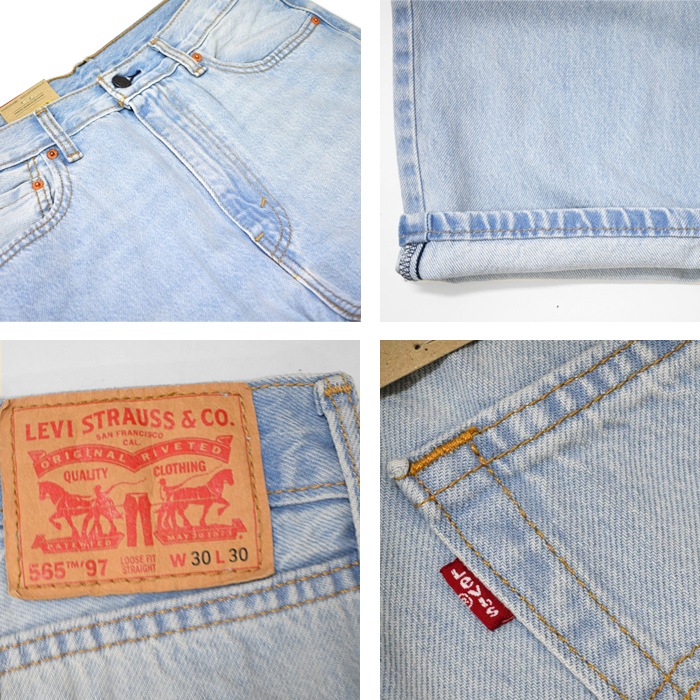 LEVI'S ꡼Х ѥ 565 '97 LOOSE STRAIGHT DENIM PANT 롼 ȥ졼 ǥ˥ѥ  A7221 ̵