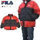 FILA HERITAGE �ե��� �إ�ơ��� DOWN COAT JACKET ���ʥ��㥱�å� �����󥸥㥱�å� ��� �������� �֥륾�� ���ȥ꡼�� FM9505 �ڥ�����ۡ�����̵����