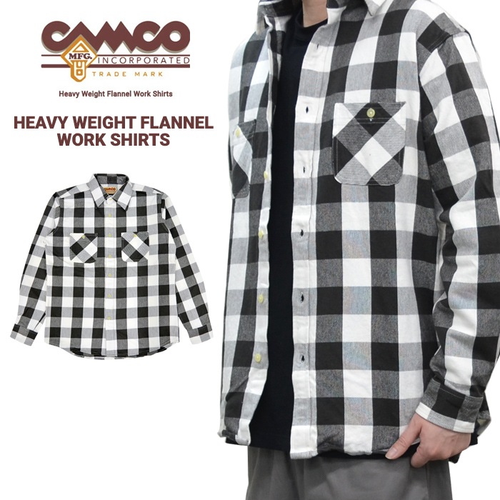 CAMCO カムコ ネルシャツ HEAVY WEIGHT FLANNEL WORK SHIRTS