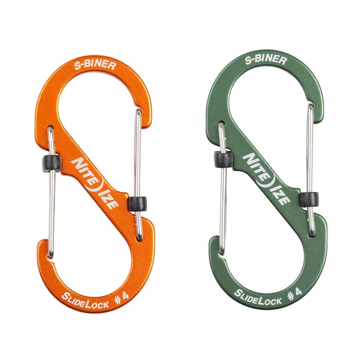 NITEIZE �ʥ��ȥ����� S-BINER SLIDELOCK ALUMINUM #4 �����ӥʡ� ���饤�ɥ��å� ����ߥ˥��� ����ӥ� �����ۥ���� ������� �ڥ᡼�����б��ġ�