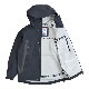 FIRST DOWN եȥ 㥱å 3 LAYER MOUNTAIN PARKA JACKET ޥƥѡ ʥ󥸥㥱å  ֥륾  M-L ֥å F741001C ̵ۡڥ