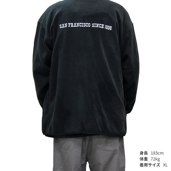 BEN DAVIS �٥�ǥ��ӥ� �ե꡼�� �����ǥ����� FLEECE CARDIGAN M-XL �֥�å� BDZ3-3501 ������̵���ۡڥ������