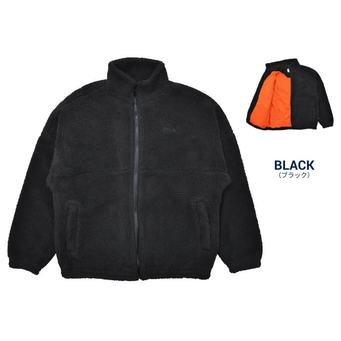 FILA HERITAGE �ե��� �إ�ơ��� ���㥱�å� FULL ZIP BOA JACKET �ܥ����㥱�å� �ե꡼�����㥱�å� ��� M-XL �֥�å� ���եۥ磻�� ���꡼�� FM9958 ������̵���ۡڥ������
