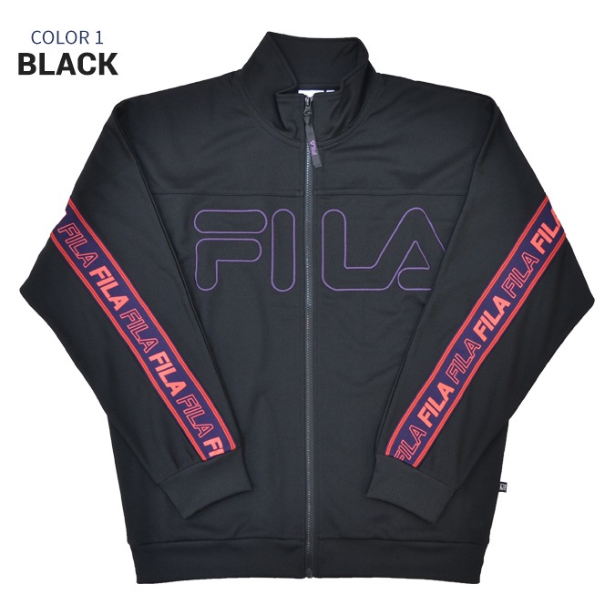 FILA HERITAGE �ե��� �إ�ơ��� ���㥱�å� FULL ZIP TRACK JACKET �ȥ�å����㥱�å� ���㡼�� ��� M-XL �֥�å� �ͥ��ӡ� FM9703 ������̵���ۡڥ������