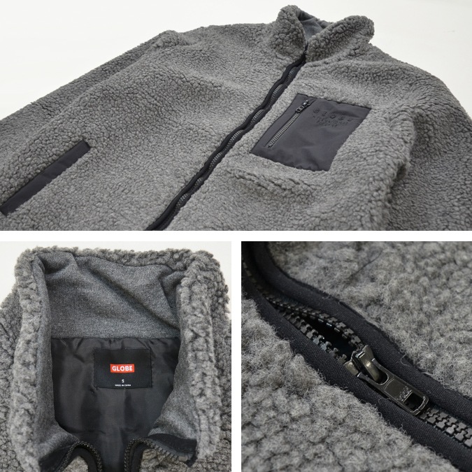 GLOBE �������� ���㥱�å� FAKIE ZIP THRU JACKET �ե꡼�����㥱�å� �ܥ����㥱�å� Ĺµ ��� S-XL ���졼 GB01937005 �ڥ�����ۡ�����̵����