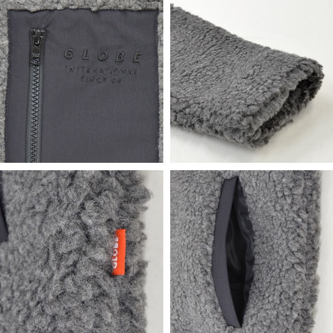 GLOBE �������� ���㥱�å� FAKIE ZIP THRU JACKET �ե꡼�����㥱�å� �ܥ����㥱�å� Ĺµ ��� S-XL ���졼 GB01937005 �ڥ�����ۡ�����̵����