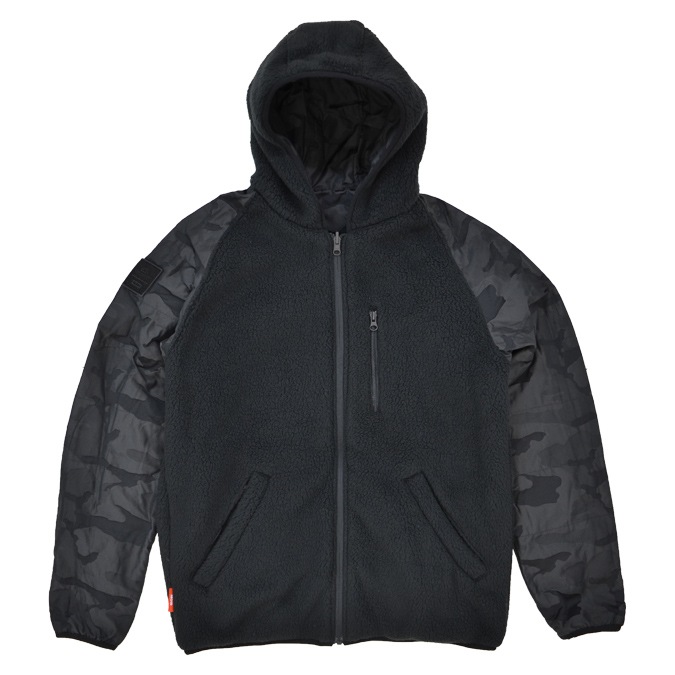 GLOBE �������� ���㥱�å� FIELDER REVERSIBLE JACKET �ʥ����󥸥㥱�å� �ե꡼�����㥱�å� �ܥ����㥱�å� ��С����֥� Ĺµ ��� S-XL �֥�å� GB01937015 �ڥ�����ۡ�����̵����