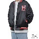 HUF ϥ 㥱å CRACKERJACK SATIN BASEBALL JACKET ॸ㥱å  ƥ ١ܡ른㥱å  ֥륾  M-XL ֥å JK00372 ̵