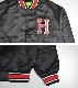 HUF ϥ 㥱å CRACKERJACK SATIN BASEBALL JACKET ॸ㥱å  ƥ ١ܡ른㥱å  ֥륾  M-XL ֥å JK00372 ̵