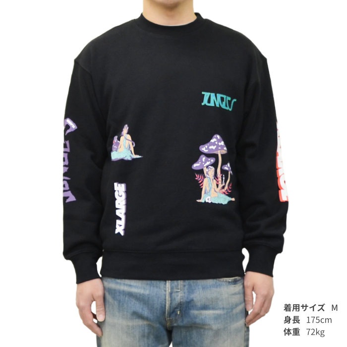 XLARGE �� JUNGLES �������ȥ�顼�� �� ����󥰥륺 �ȥ졼�ʡ� RELAXED WOMAN CREWNECK SWEAT ���롼�ͥå� �������å� �ե꡼�� S-XL 101203012016 ������̵���ۡڥ������