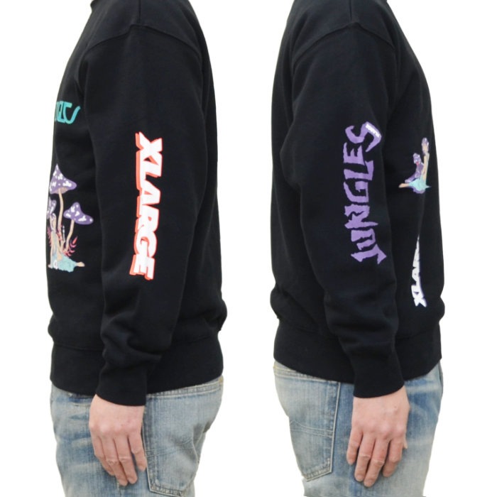 XLARGE �� JUNGLES �������ȥ�顼�� �� ����󥰥륺 �ȥ졼�ʡ� RELAXED WOMAN CREWNECK SWEAT ���롼�ͥå� �������å� �ե꡼�� S-XL 101203012016 ������̵���ۡڥ������
