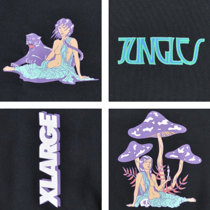 XLARGE �� JUNGLES �������ȥ�顼�� �� ����󥰥륺 �ȥ졼�ʡ� RELAXED WOMAN CREWNECK SWEAT ���롼�ͥå� �������å� �ե꡼�� S-XL 101203012016 ������̵���ۡڥ������